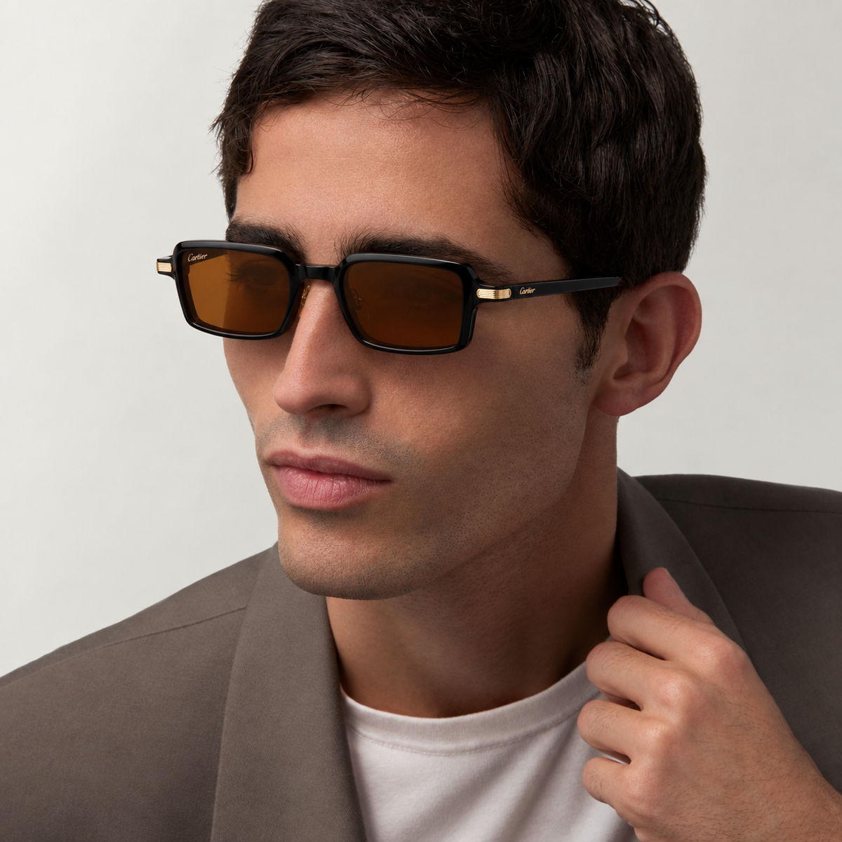Premiére De Cartier Sunglasses Black & Brown CT0539S
