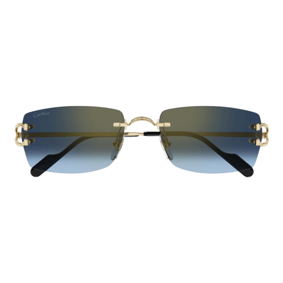 Cartier Signature C Sunglasses Blue & Gold CT0550S-002