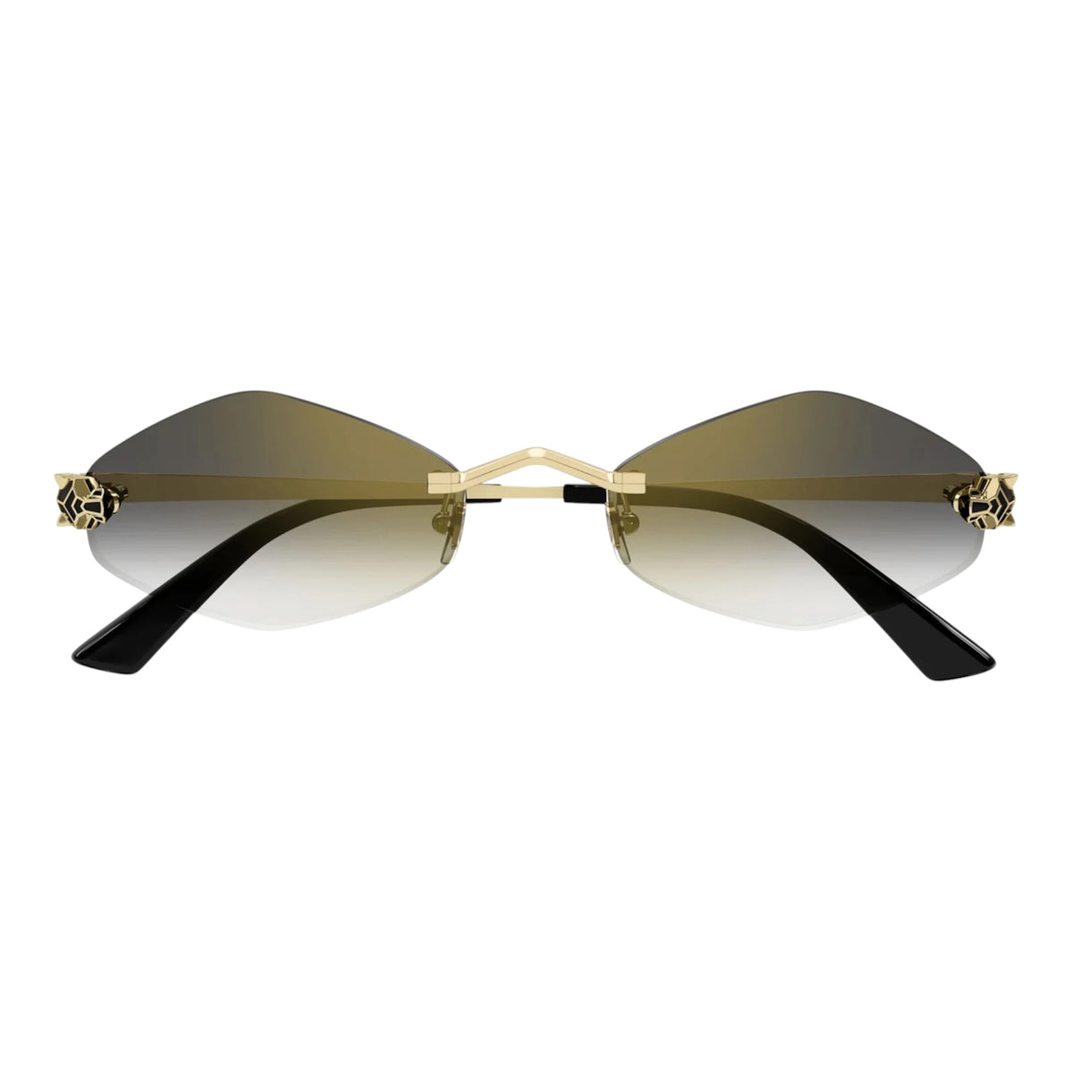 Panthere De Cartier  Sunglasses Grey & Gold CT0433S