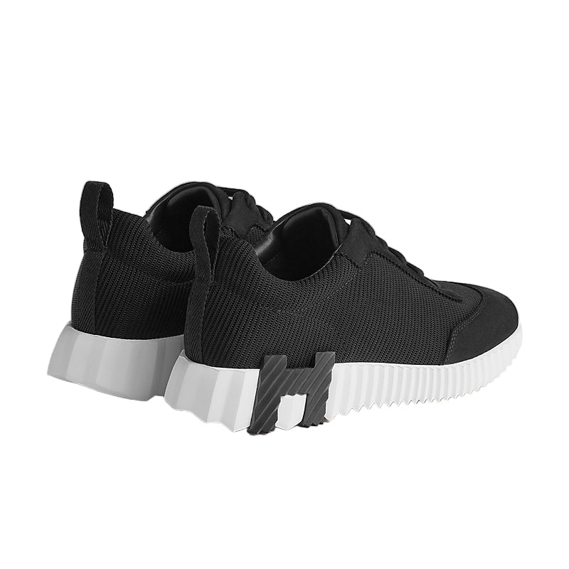 Hermes Women’s Bouncing Sneakers Mesh & Suede Black