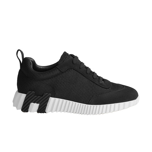 Hermes Women’s Bouncing Sneakers Mesh & Suede Black