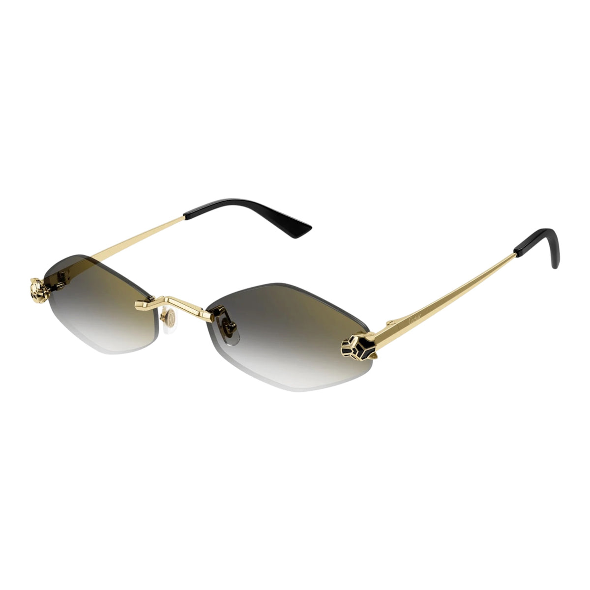 Panthere De Cartier  Sunglasses Grey & Gold CT0433S