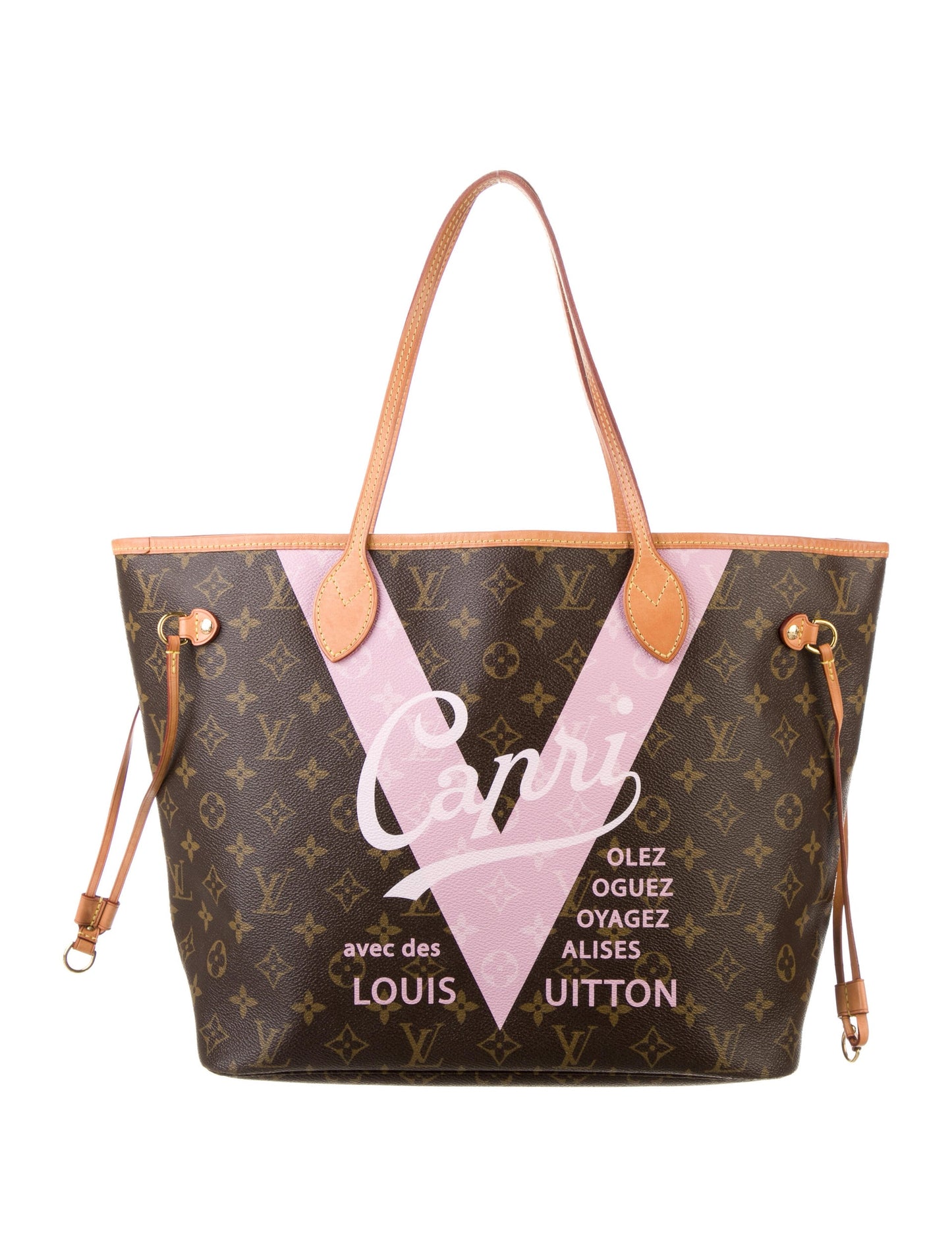 Louis Vuitton Monogram Capri V Cities Neverfull MM
