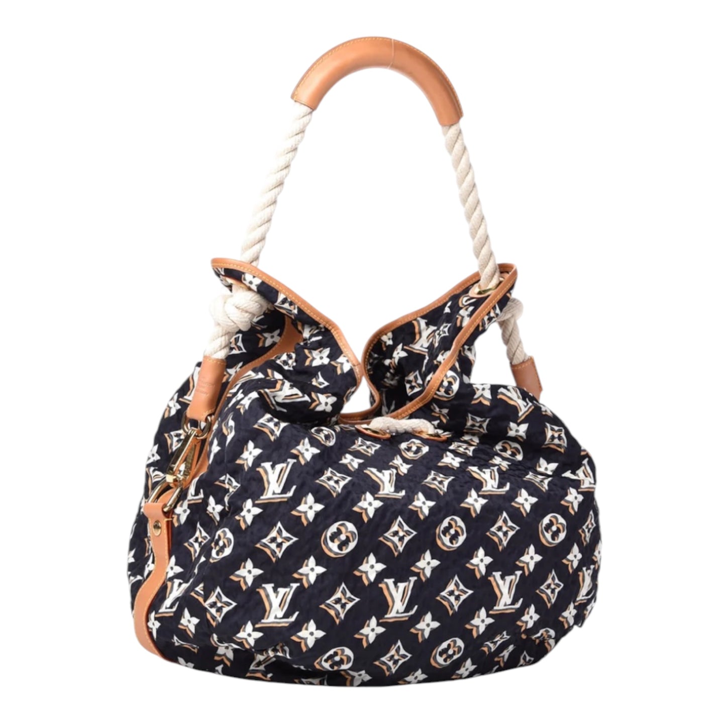 Louis Vuitton Nylon Monogram Cruise Bulles GM Navy