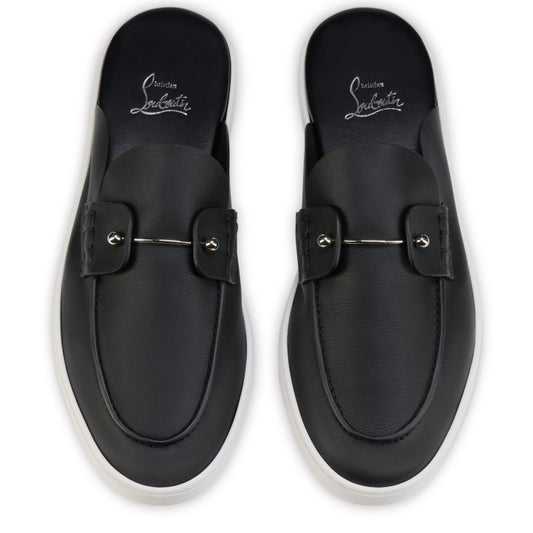 Christian Louboutin chanme
boat shoes calf leather black