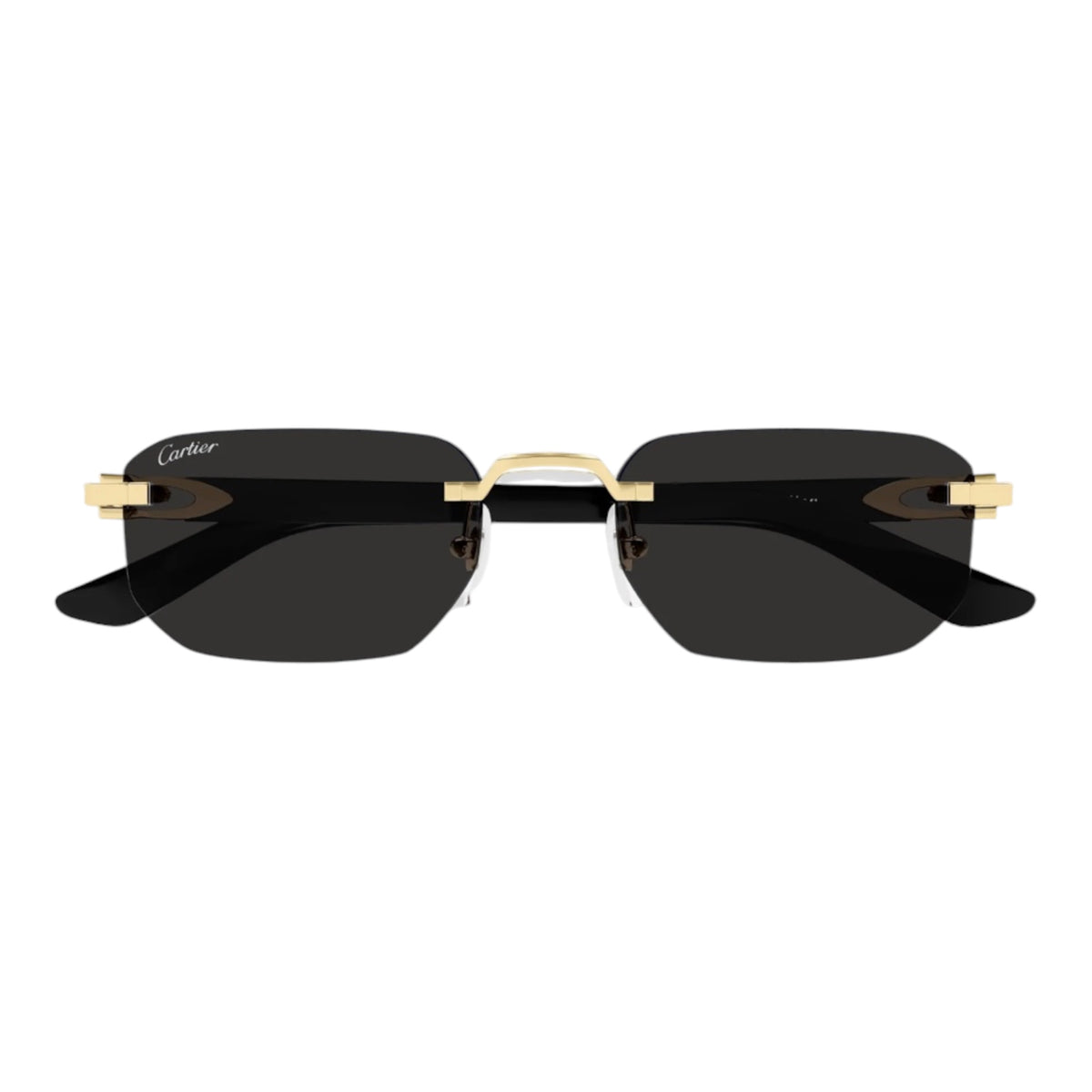 Cartier Signature C Sunglasses Black & Gold CT0622S