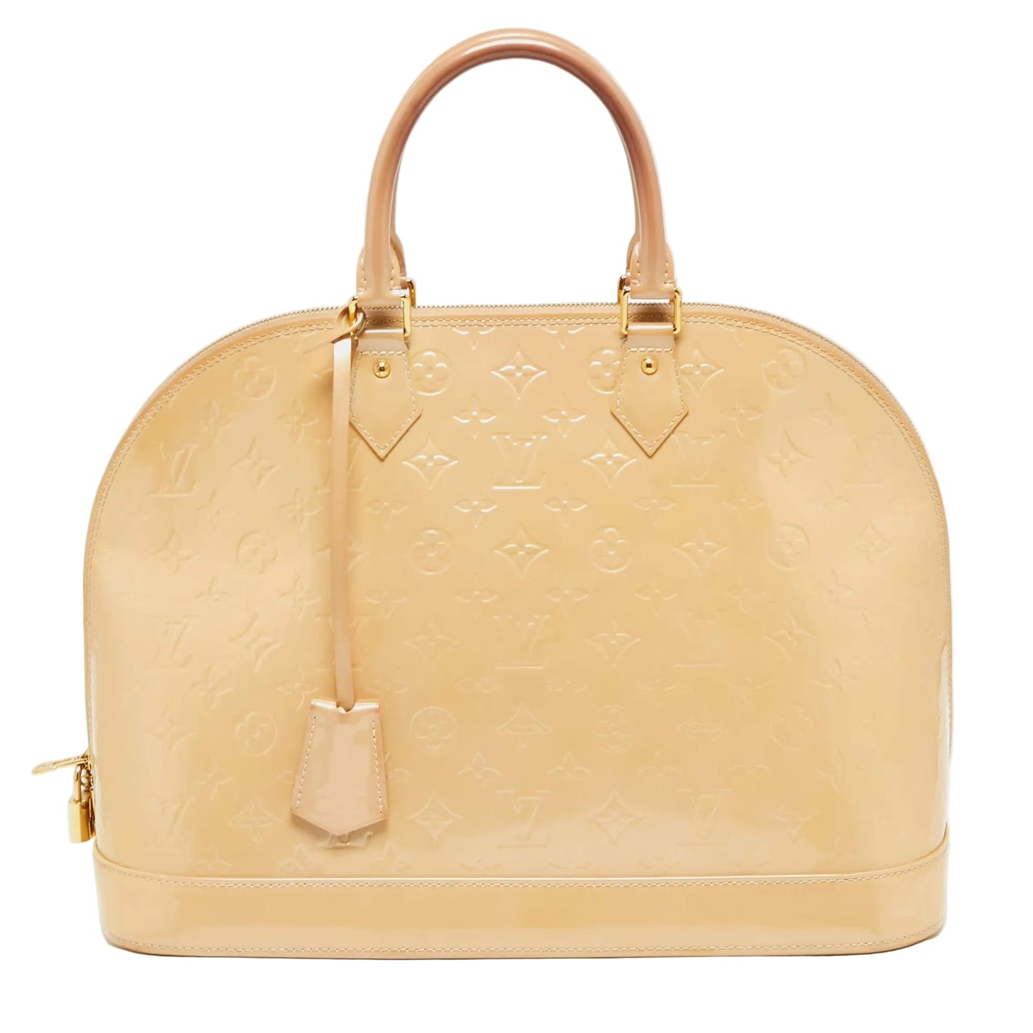 Louis Vuitton Noisette Monogram Vernis Alma GM Bag