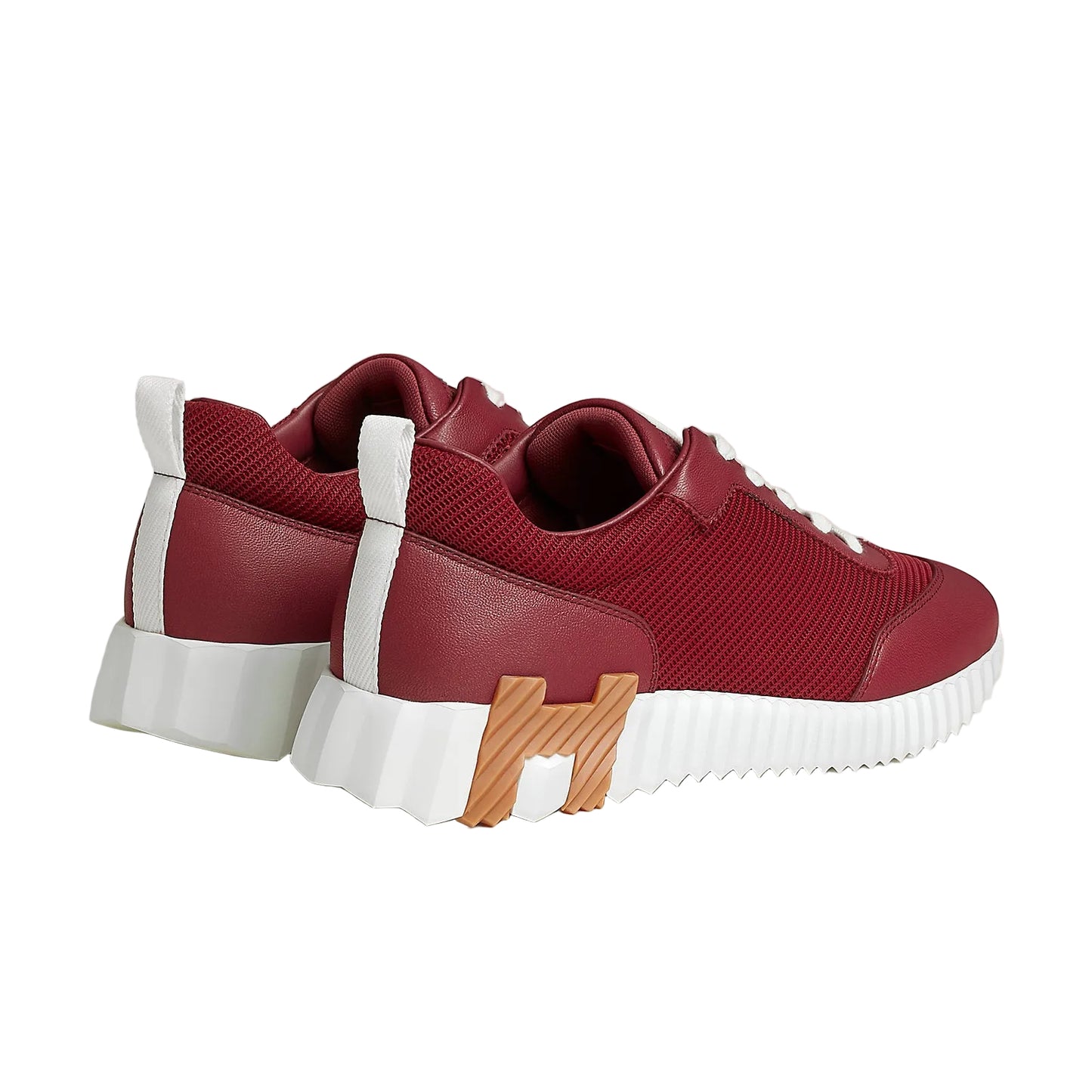 Hermes Bouncing Sneakers Rose / Lie De Vin