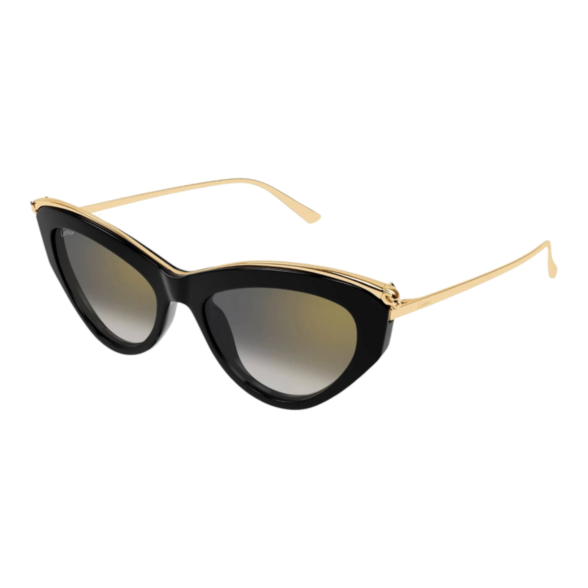 Cartier Cat-Eye Sunglasses Gold & Grey CT0596S