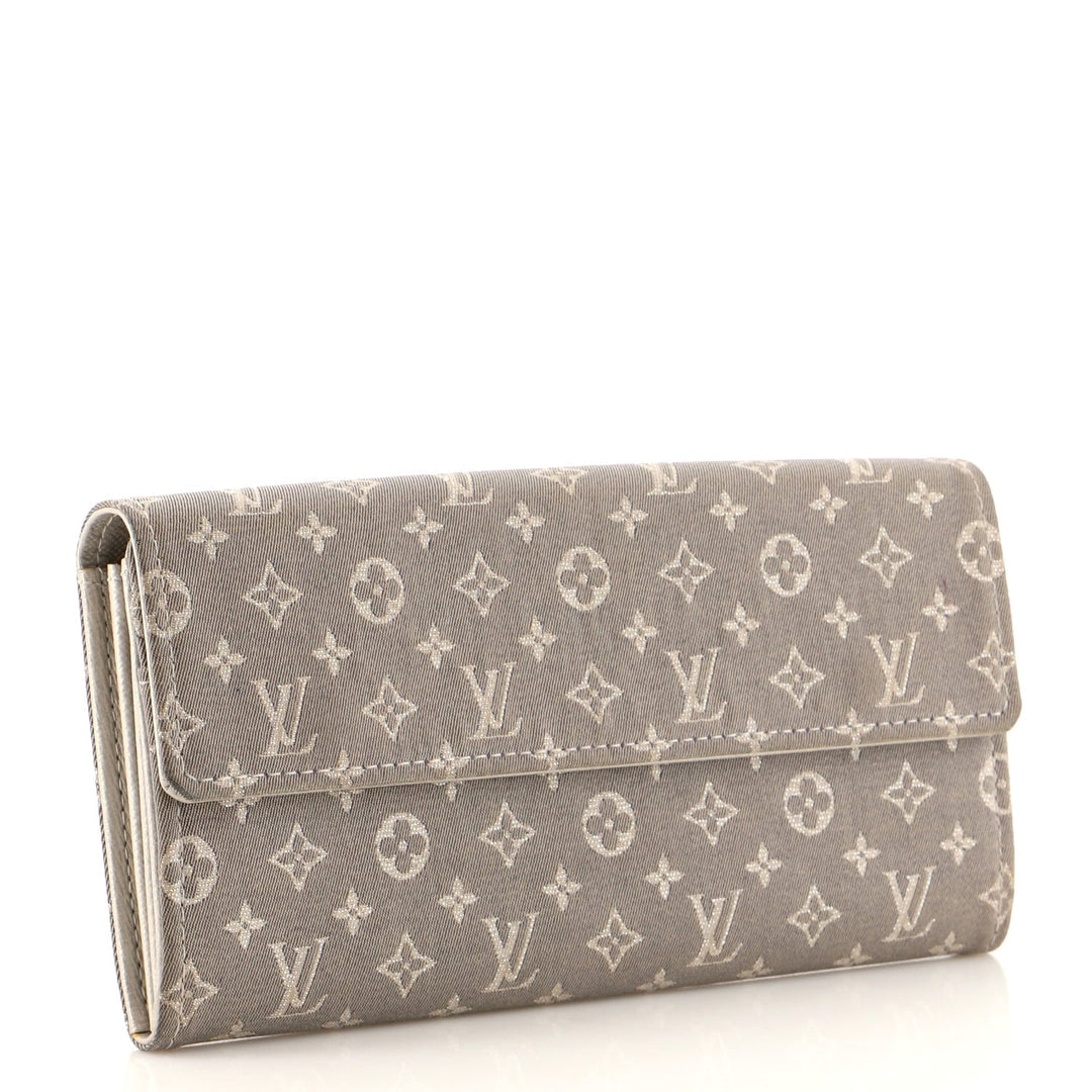 Louis Vuitton Monogram Canvas Continental Wallet Grey