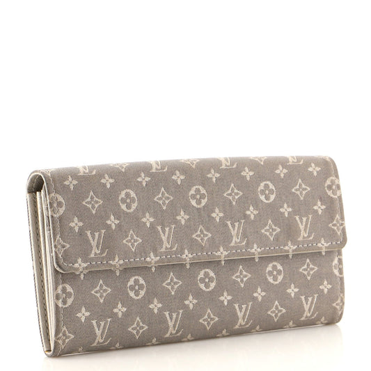 Louis Vuitton Monogram Canvas Continental Wallet Grey