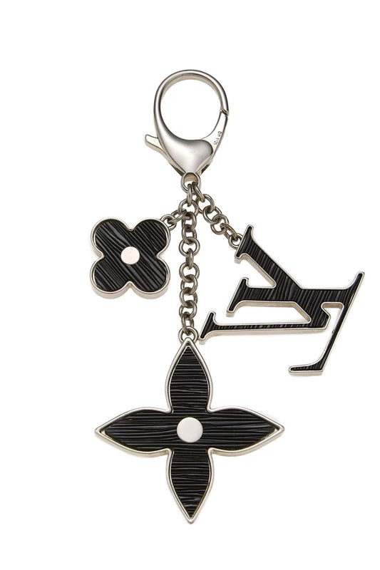 Louis Vuitton Fleur Bag Charm Black