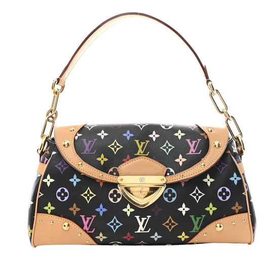 Louis Vuitton Monogram Multicolor Beverly MM Black
